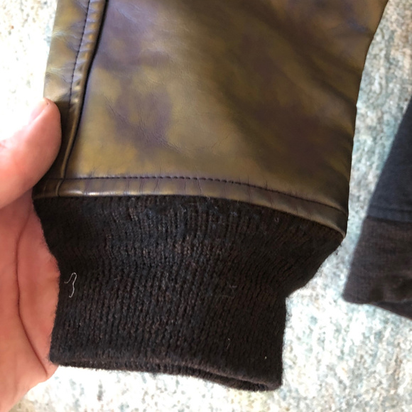 Junya Watanabe Man Leather Jacket Sz Small - Picture 5 of 8